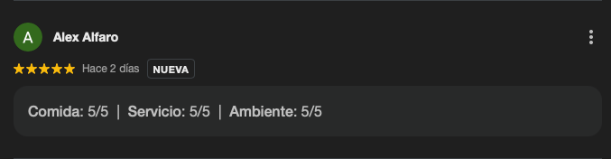 Recomendación de cliente